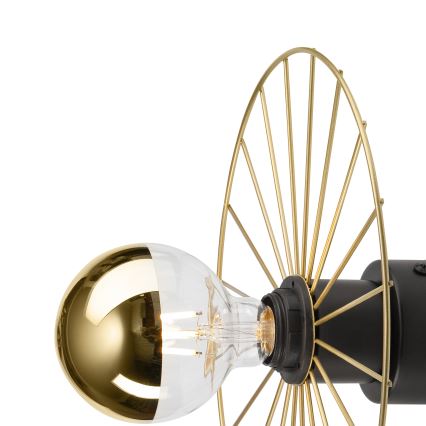 Wall light MONTANA 1xE27/15W/230V d. 30 cm gold