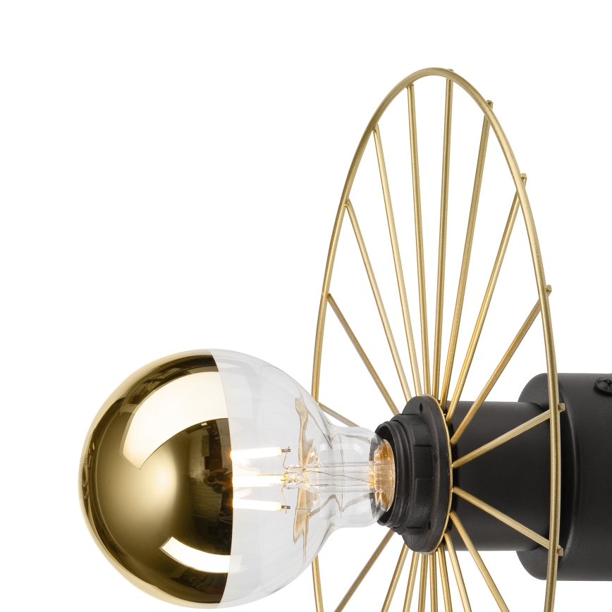 Wall light MONTANA 1xE27/15W/230V d. 30 cm gold