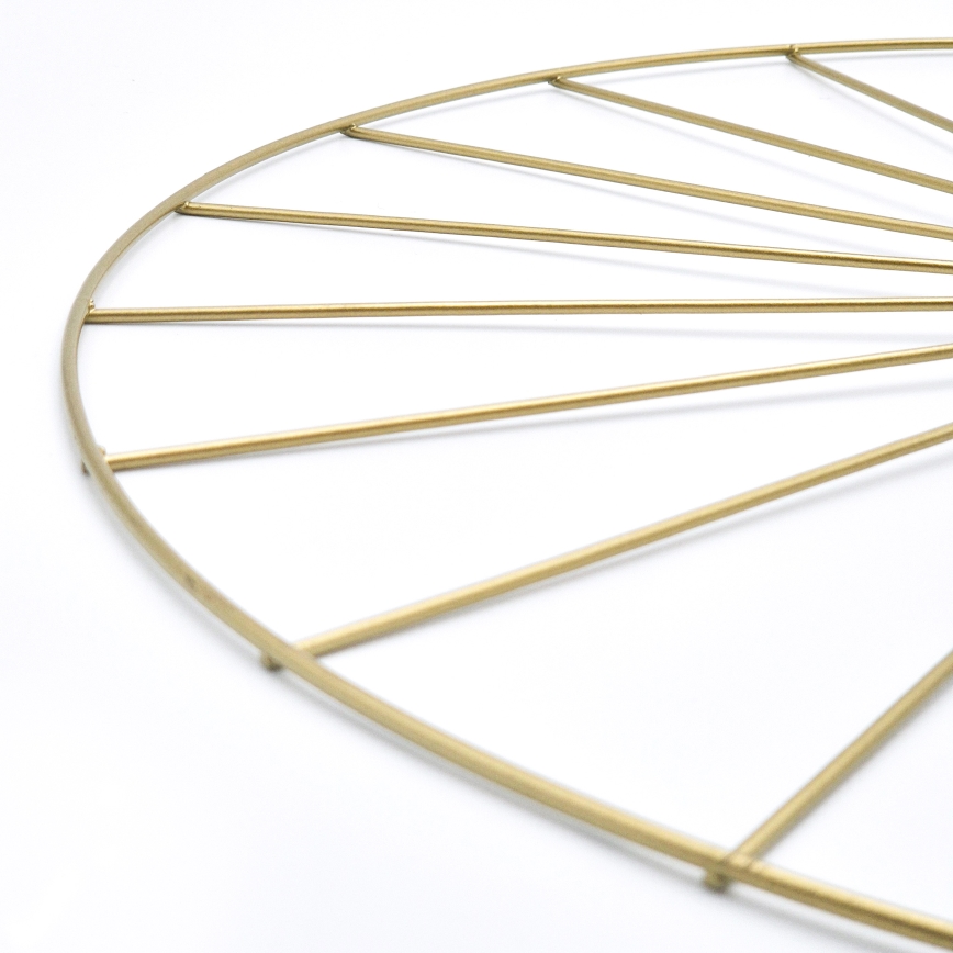Wall light MONTANA 1xE27/15W/230V d. 30 cm gold