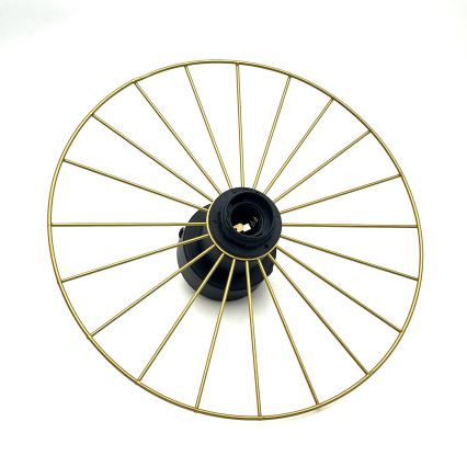Wall light MONTANA 1xE27/15W/230V d. 30 cm gold