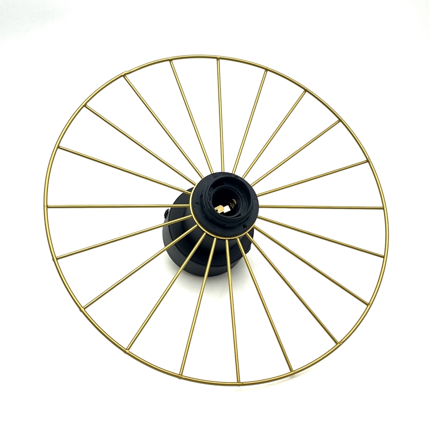 Wall light MONTANA 1xE27/15W/230V d. 30 cm gold