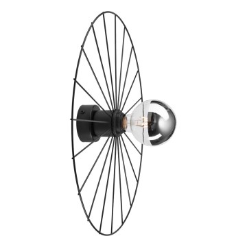 Wall light MONTANA 1xE27/15W/230V d. 45 cm black