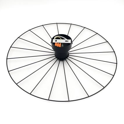 Wall light MONTANA 1xE27/15W/230V d. 45 cm black