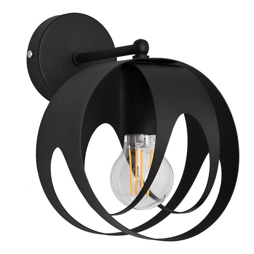 Wall light MOONLIGHT 1xE27/15W/230V black
