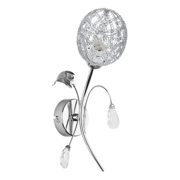 Wall light ORLEAN 1xE14/10W/230V shiny chrome