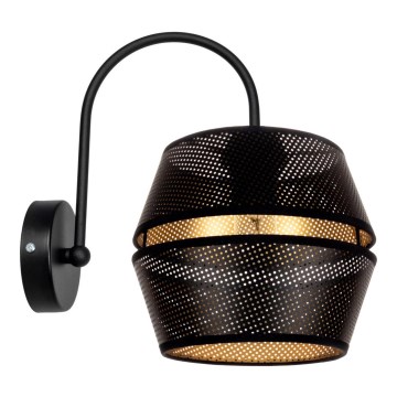 Wall light PARIS 1xE27/60W/230V black/gold
