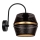 Wall light PARIS 1xE27/60W/230V black/gold