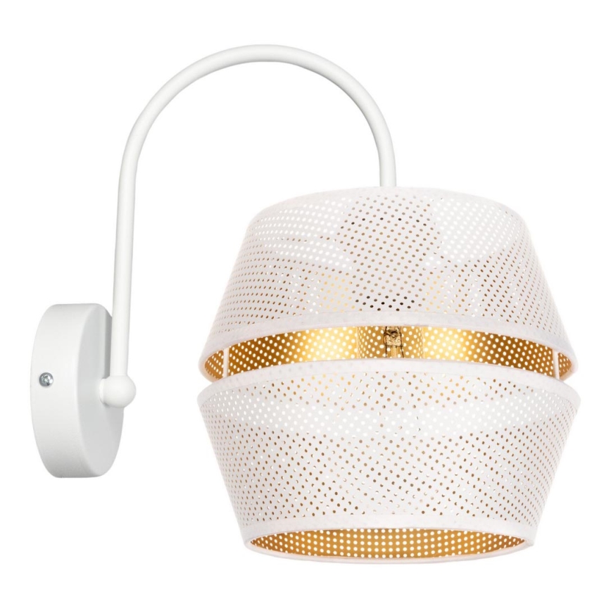 Wall light PARIS 1xE27/60W/230V white/gold
