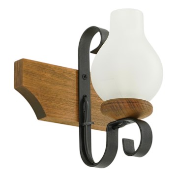 Wall light QUEEN 1xE14/40W/230V beech