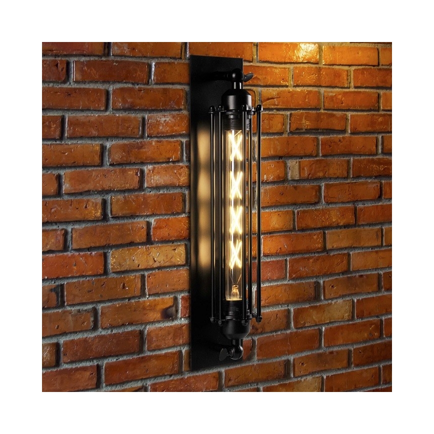 Wall light RETRO 1xE27/20W/230V black