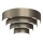 Wall light RINGS 2xE27/15W/230V brass