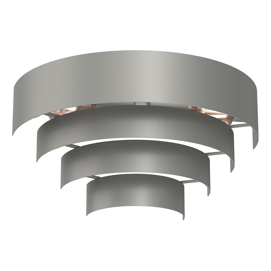 Wall light RINGS 2xE27/15W/230V grey