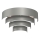Wall light RINGS 2xE27/15W/230V grey