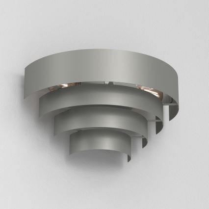 Wall light RINGS 2xE27/15W/230V grey