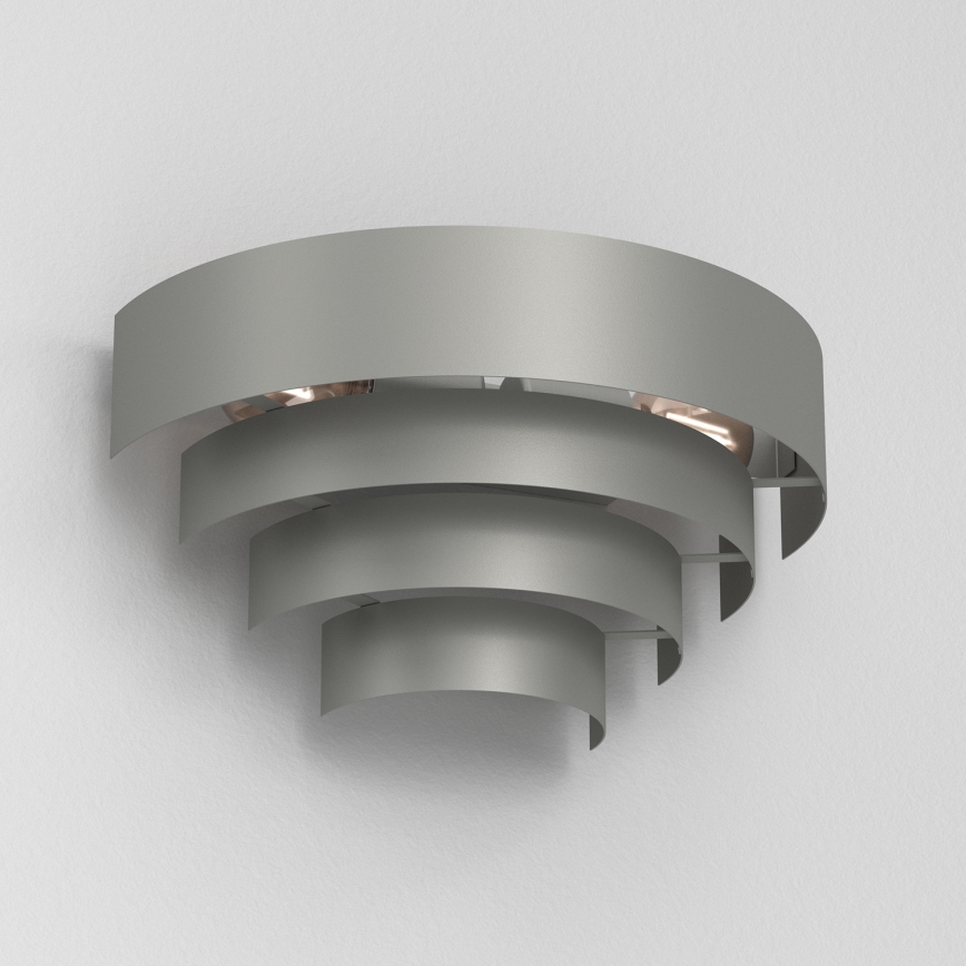 Wall light RINGS 2xE27/15W/230V grey