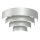 Wall light RINGS 2xE27/15W/230V shiny chrome