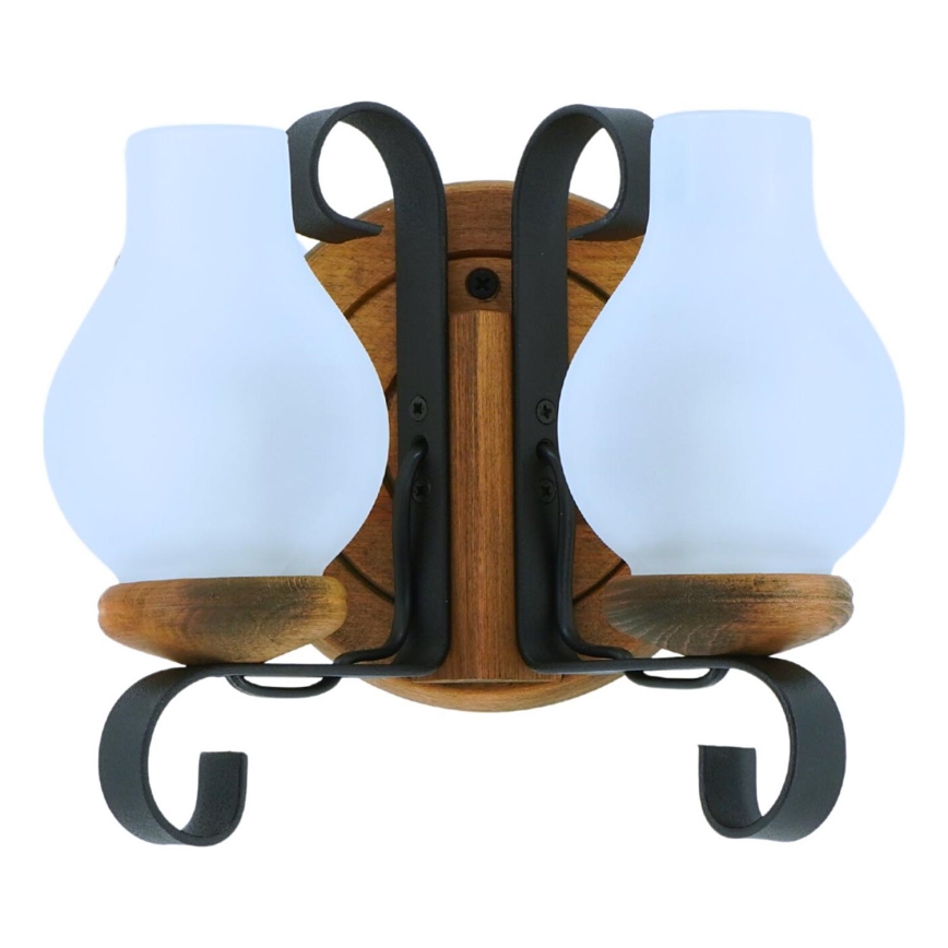Wall light ROATA 2xE14/40W/230V beech - FSC certified