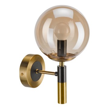 Wall light ROLLO 1xE14/5W/230V gold/smoky beige