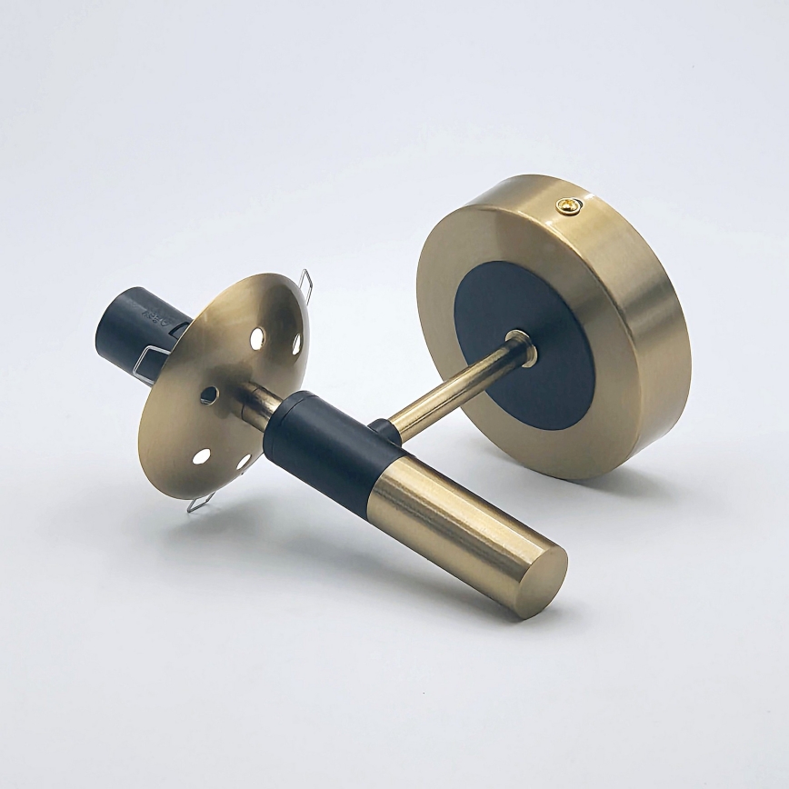 Wall light ROLLO 1xE14/5W/230V gold/smoky beige