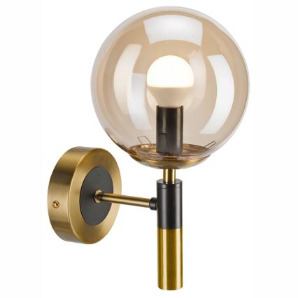 Wall light ROLLO 1xE14/5W/230V gold/smoky beige