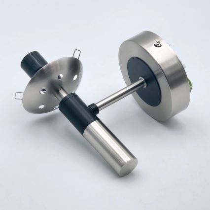 Wall light ROLLO 1xE14/5W/230V matte chrome/smoky