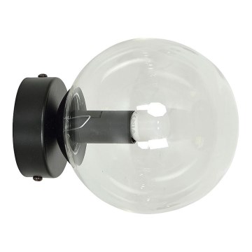 Wall light ROSSI 1xE14/10W/230V black/clear