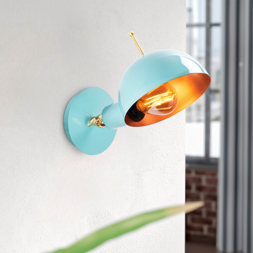 Wall light SIVANI 1xE27/40W/230V blue