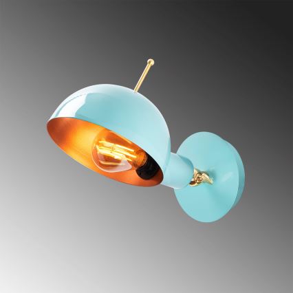Wall light SIVANI 1xE27/40W/230V blue