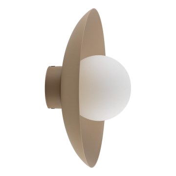 Wall light SLATE 1xG9/8W/230V d. 28 cm beige