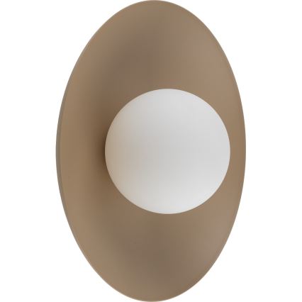 Wall light SLATE 1xG9/8W/230V d. 28 cm beige