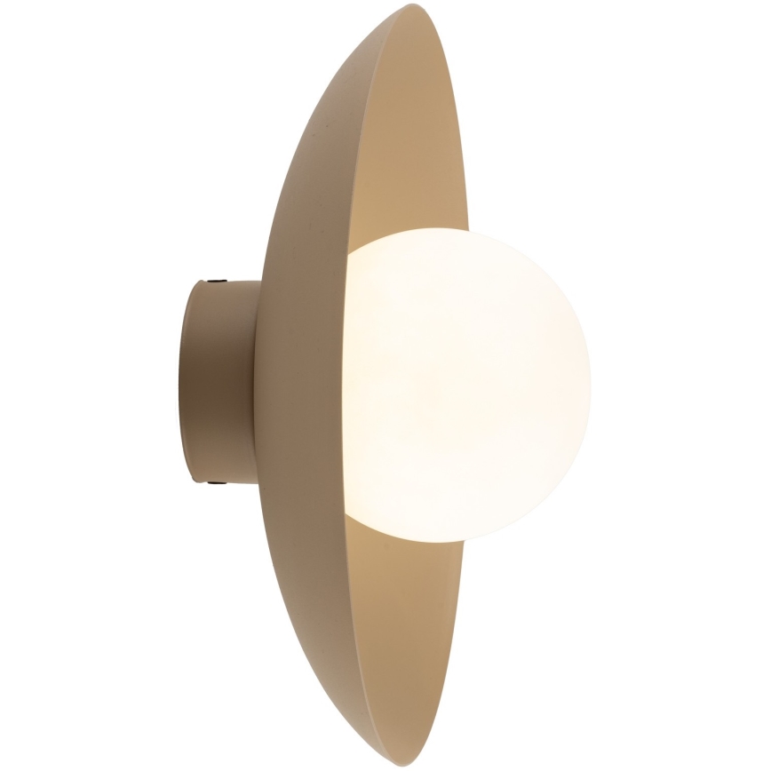 Wall light SLATE 1xG9/8W/230V d. 28 cm beige