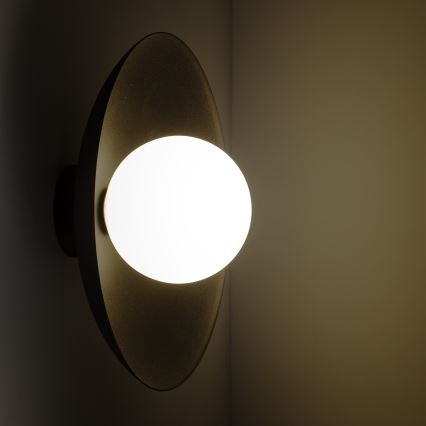 Wall light SLATE 1xG9/8W/230V d. 28 cm black