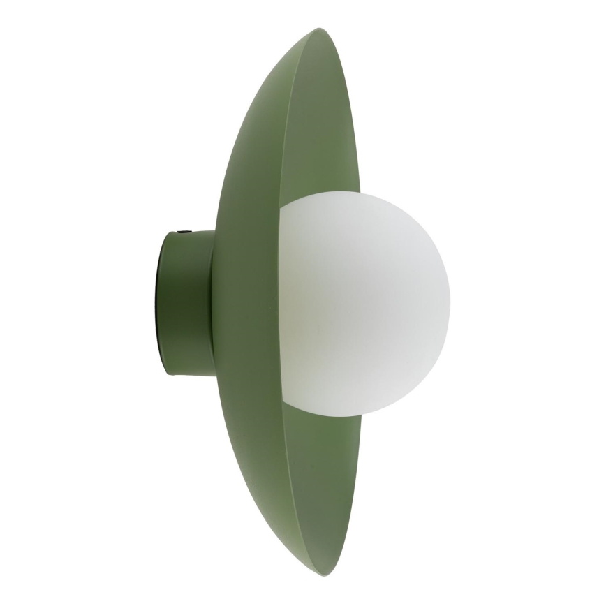 Wall light SLATE 1xG9/8W/230V d. 28 cm green