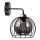 Wall light SOLO BLACK 1xE27/60W/230V black/gold