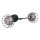 Wall light SOLO BLACK 2xE27/60W/230V black/gold
