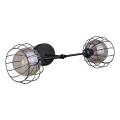 Wall light SOLO BLACK 2xE27/60W/230V