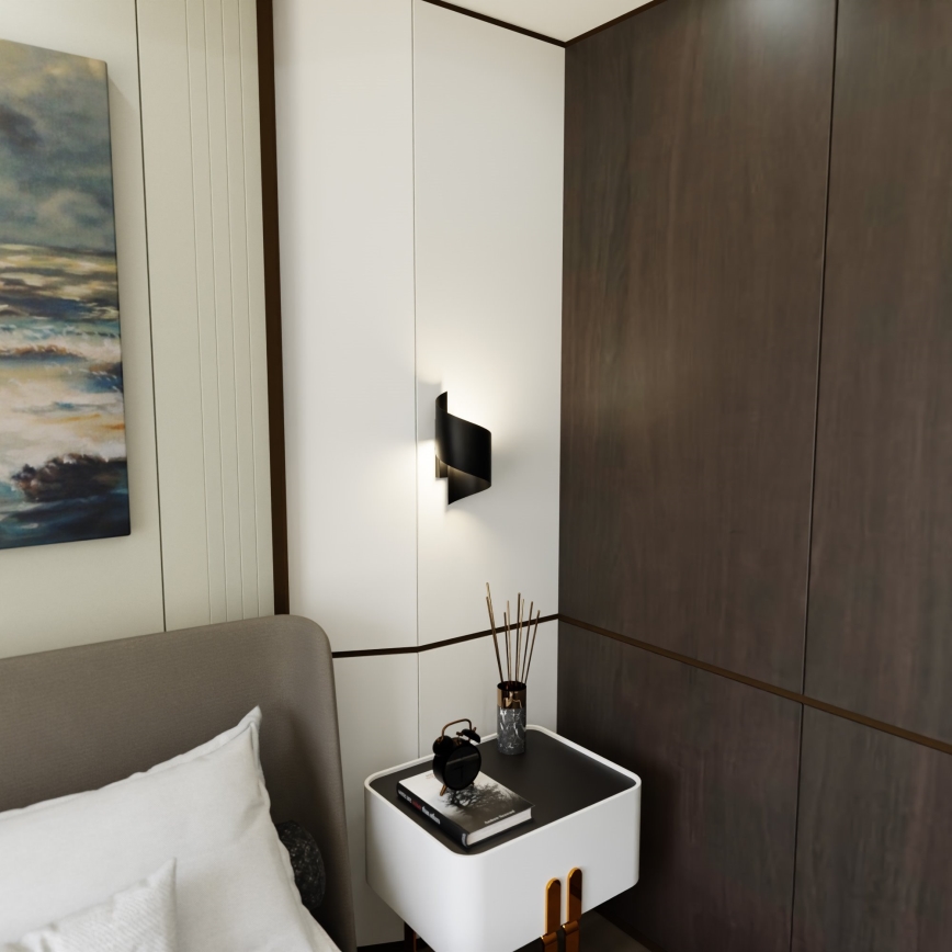 Wall light SPINER 1xG9/8W/230V black