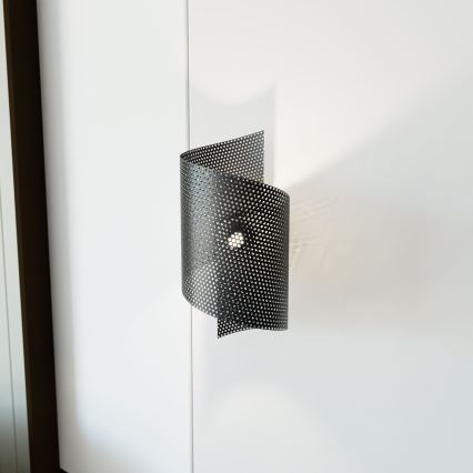 Wall light SPIRAL 1xG9/8W/230V black