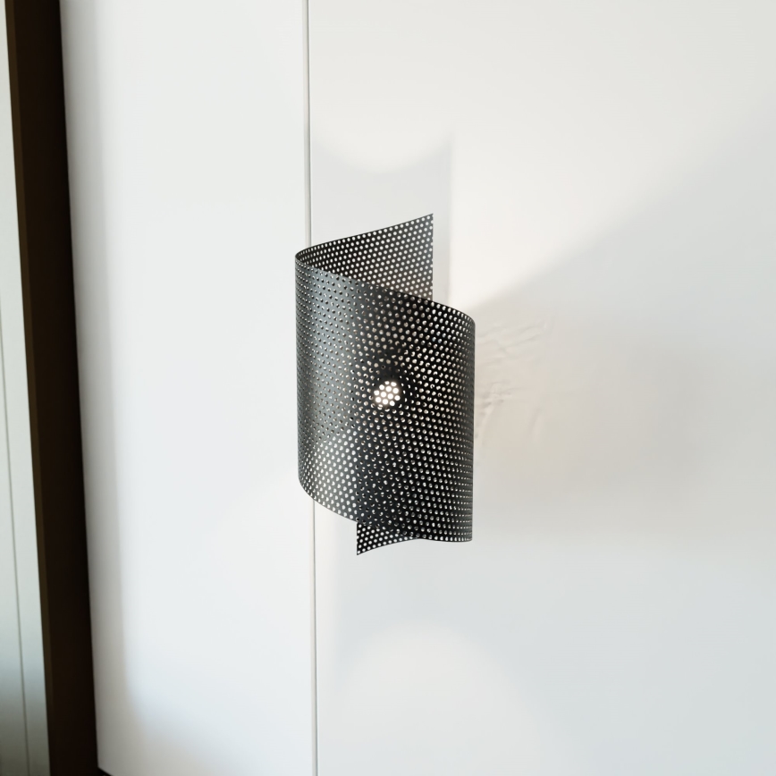 Wall light SPIRAL 1xG9/8W/230V black