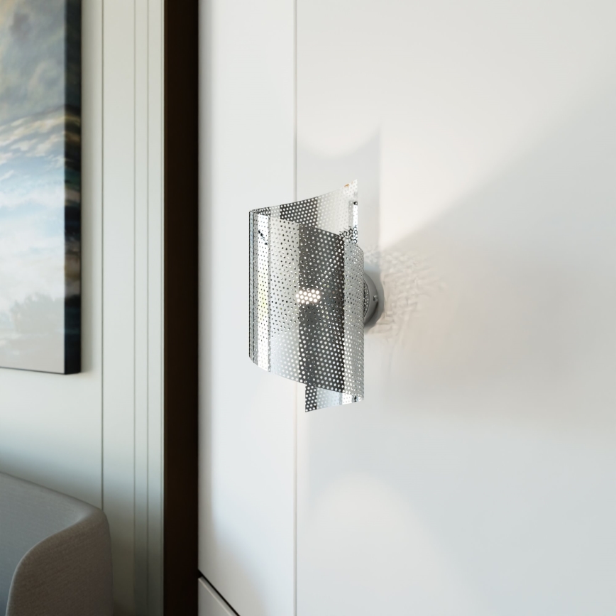 Wall light SPIRAL 1xG9/8W/230V matte chrome