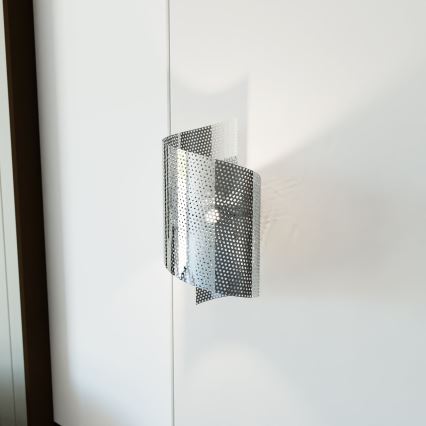 Wall light SPIRAL 1xG9/8W/230V matte chrome