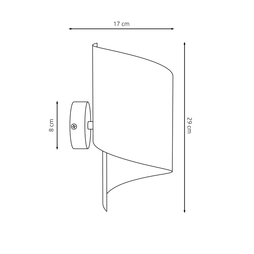 Wall light SPIRAL 1xG9/8W/230V matte chrome