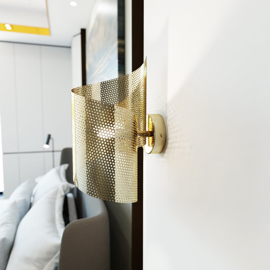 Wall light SPIRAL 1xG9/8W/230V gold
