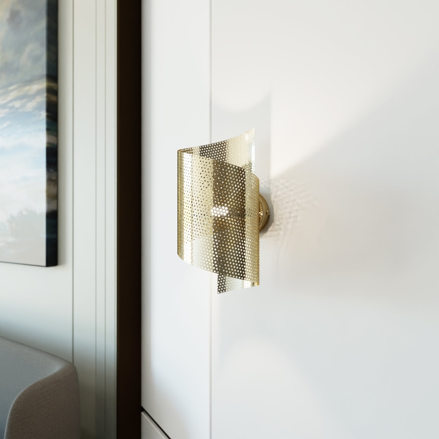 Wall light SPIRAL 1xG9/8W/230V gold