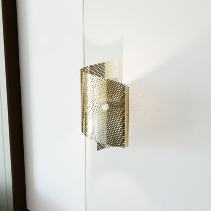 Wall light SPIRAL 1xG9/8W/230V gold