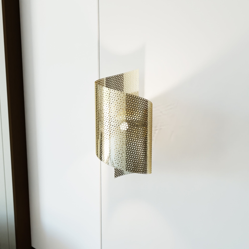 Wall light SPIRAL 1xG9/8W/230V gold