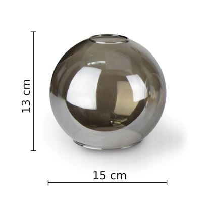 Wall light STAR 1xE27/60W/230V black/smoky black
