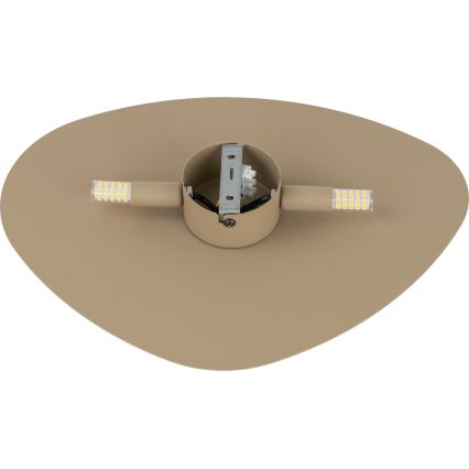 Wall light STONE 2xG9/8W/230V 30x39 cm beige