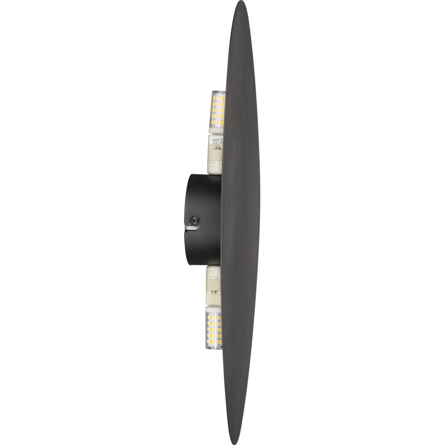 Wall light STONE 2xG9/8W/230V 30x39 cm black