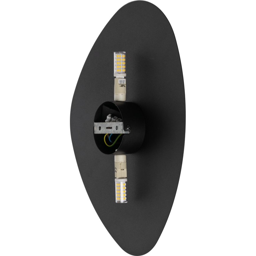 Wall light STONE 2xG9/8W/230V 30x39 cm black